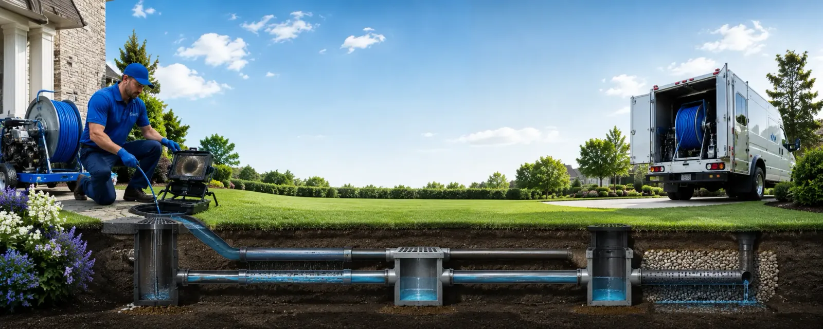 Outdoor drain cleaning information for Dunmore, WV